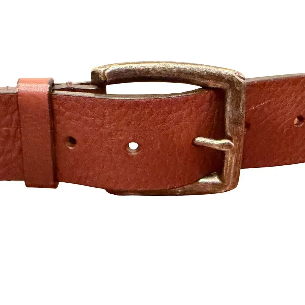 Guess Brown Genuine Leather Men’s Belt Sz 38